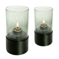 Circle Star glas - Sort - 2 stk.