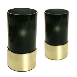 Circle Star glas - Guld - 2 stk.