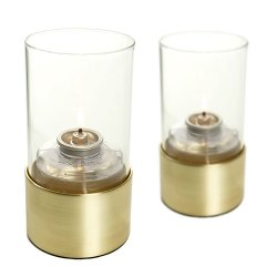 Circle Star glas - Guld - 2 stk.