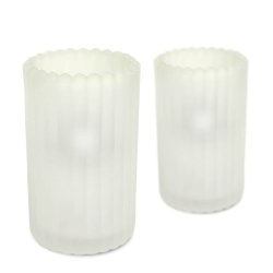 Stripe glas - Frosted - 2 stk.