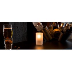 Stripe glas - Frosted - 2 stk.