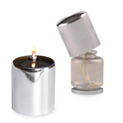 Cover til 20 timers beholder - Krom - 2 stk.